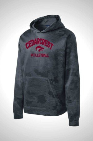 CHS Volleyball Sport-Tek Youth Sport-Wick CamoHex Fleece Hooded Pullover