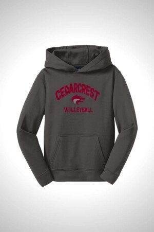 CHS Volleyball Sport-Tek Youth Sport-Wick Fleece Hooded Pullover