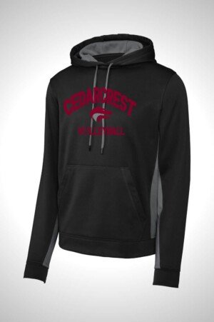 CHS Volleyball Sport-Tek Sport-Wick Fleece Colorblock Hooded Pullover