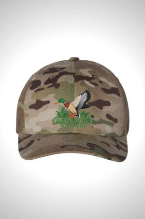 Green Acres Duck Club Flexfit Cotton Blend Cap
