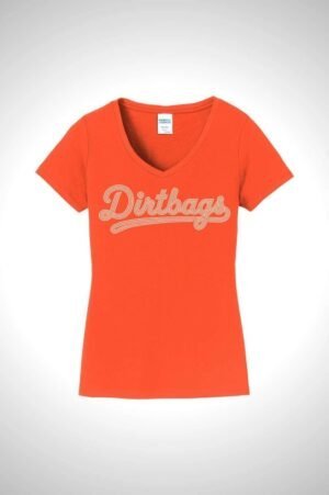 Dirtbags Port & Co Women’s Fan Favorite V-Neck Tee