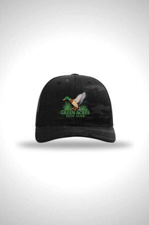 Green Acres Duck Club Richardson Printed Tactical Trucker