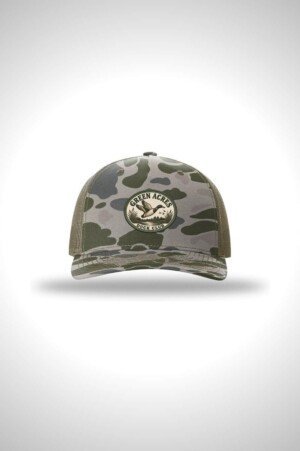 Green Acres Duck Club Richardson Printed Five-Panel Trucker