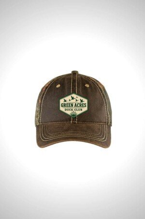 Green Acres Duck Club Port Authority Pigment Print Camouflage Cap
