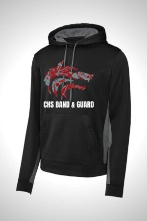 Cedarcrest Band & Guard Sport-Tek Sport-Wick Fleece Colorblock Hooded Pullover