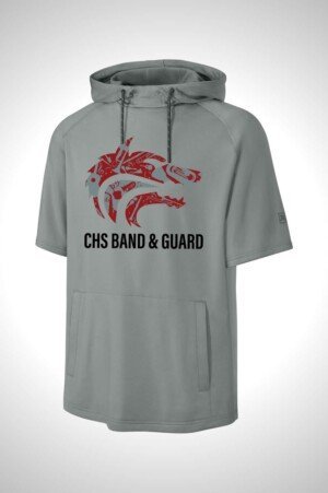 Cedarcrest Band & Guard Richardson Charge Performance Fleece Short Sleeve Hoodie