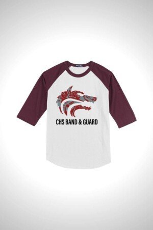 Cedarcrest Band & Guard Sport-Tek Youth Colorblock Raglan Jersey