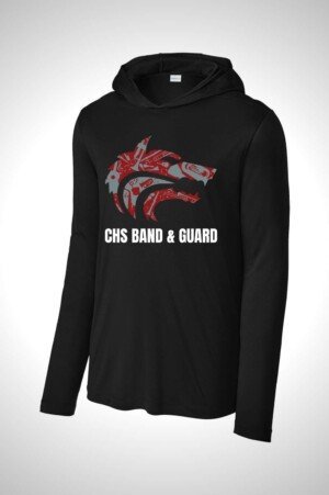 Cedarcrest Band & Guard Sport-Tek Posi-UV Pro Long Sleeve Hoodie