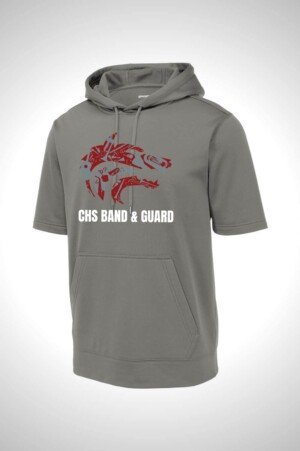 Cedarcrest Band & Guard Sport-Tek Sport-Wick Fleece Short Sleeve Hooded Pullover