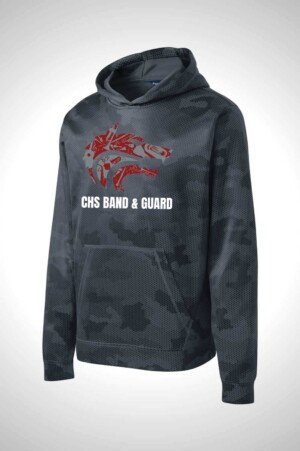 Cedarcrest Band & Guard Sport-Tek Youth Sport-Wick CamoHex Fleece Hooded Pullover