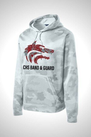 Cedarcrest Band & Guard Sport-Tek Sport-Wick CamoHex Fleece Hooded Pullover