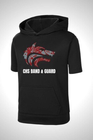 Cedarcrest Band & Guard Sport-Tek Sport-Tek Youth Sport-Wick Fleece Short Sleeve Hooded Pullover