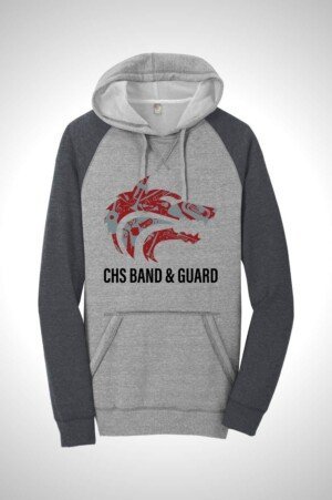 Cedarcrest Band & Guard District Lightweight Fleece Raglan Hoodie