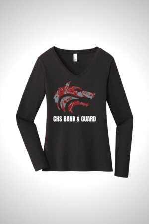 Cedarcrest Band & Guard District Women’s Very Important Tee Long Sleeve V-Neck