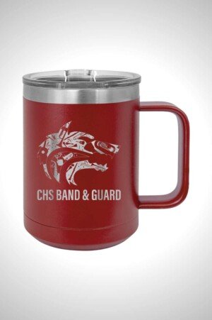 Cedarcrest Band & Guard 15 oz. Mug with Slider Lid