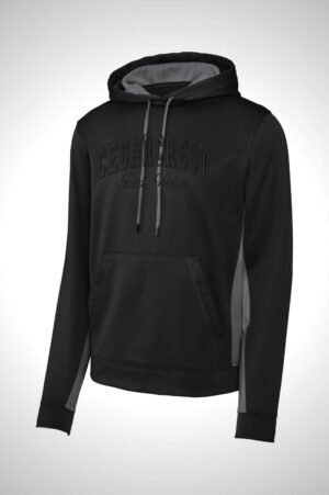 Cedarcrest Sport-Tek Sport-Wick Fleece Colorblock Hooded Pullover