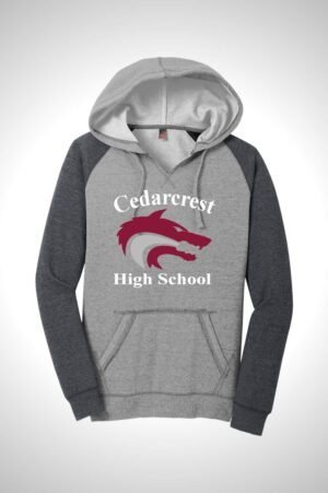 Cedarcrest District Women’s Lightweight Fleece Raglan Hoodie
