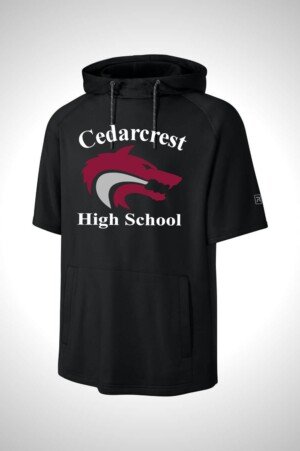 Cedarcrest Richardson Charge Performance Fleece Short Sleeve Hoodie