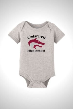 Cedarcrest BELLA+CANVAS Infant Jersey Short Sleeve One Piece