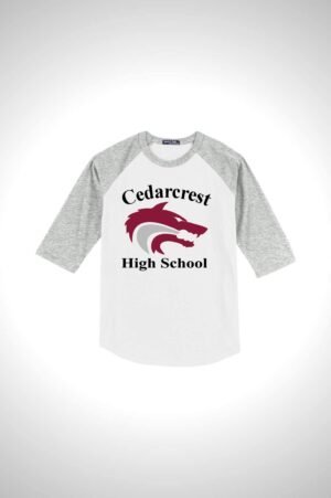 Cedarcrest Sport-Tek Youth Colorblock Raglan Jersey