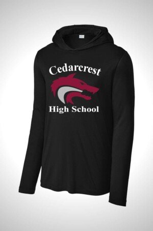 Cedarcrest Sport-Tek Posi-UV Pro Long Sleeve Hoodie