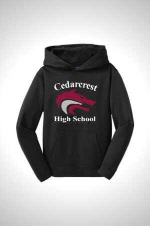 Cedarcrest Sport-Tek Youth Sport-Wick Fleece Hooded Pullover