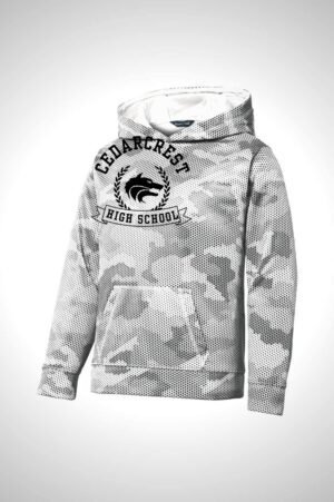 Cedarcrest Sport-Tek Youth Sport-Wick CamoHex Fleece Hooded Pullover