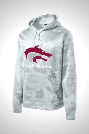 Cedarcrest Sport-Tek Sport-Wick CamoHex Fleece Hooded Pullover