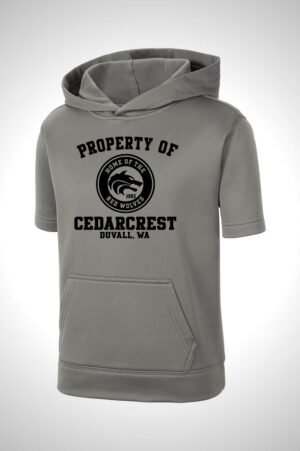 Cedarcrest Sport-Tek Sport-Tek Youth Sport-Wick Fleece Short Sleeve Hooded Pullover