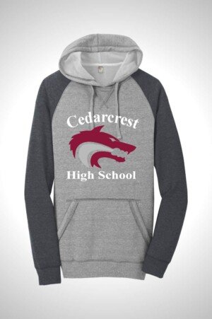 Cedarcrest District Lightweight Fleece Raglan Hoodie