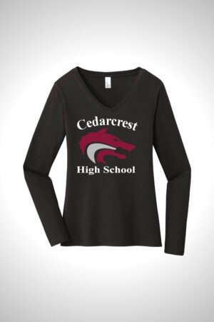 Cedarcrest District Women’s Very Important Tee Long Sleeve V-Neck
