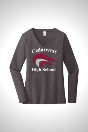 Cedarcrest District Women’s Very Important Tee Long Sleeve V-Neck