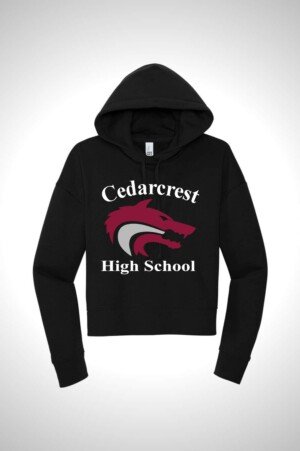 Cedarcrest District Women’s Modest Crop V.I.T. Fleece Hoodie