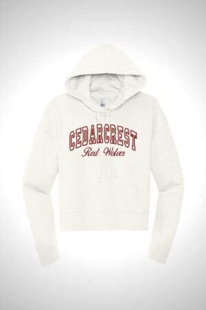 Cedarcrest District Women’s Modest Crop V.I.T. Fleece Hoodie