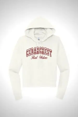 Cedarcrest District Women’s Modest Crop V.I.T. Fleece Hoodie