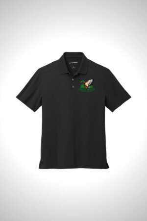 Green Acres Duck Club Port Authority City Stretch Flat Knit Polo