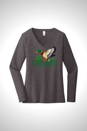 Green Acres Duck Club District® Women’s Very Important Tee® Long Sleeve V-Neck