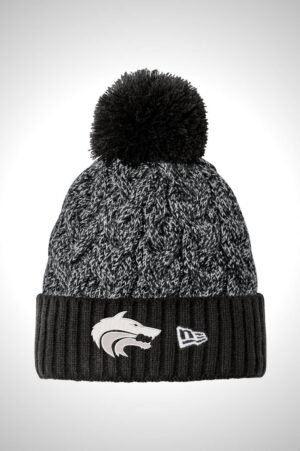 Cedarcrest Band Boosters New Era Marled Knit Pom Beanie