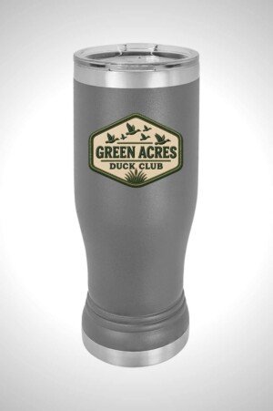 Green Acres Duck Club 14 oz. Pilsner Tumbler with Lid