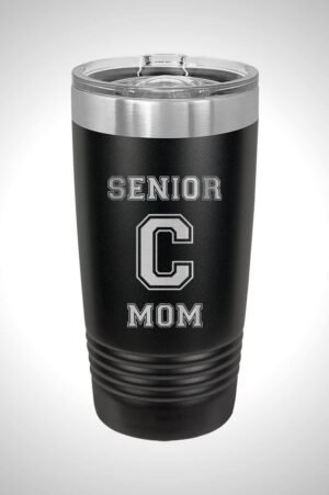 Cedarcrest Football 20 oz. Tumbler with Slider Lid Senior Mom