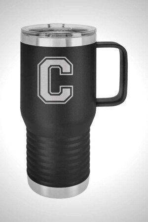 Cedarcrest Football 20 oz. Travel Mug with Slider Lid