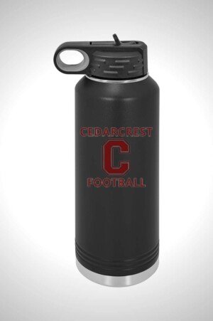 Cedarcrest Football 40 oz. Water Bottle