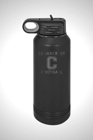 Cedarcrest Football 32 oz. Water Bottle