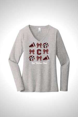 Cedarcrest Cheer District Women’s Very Important Tee Long Sleeve V-Neck