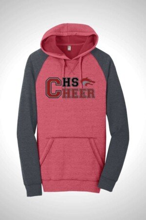 Cedarcrest Cheer District Lightweight Fleece Raglan Hoodie