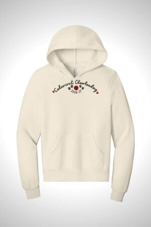 Cedarcrest Cheer BELLA+CANVAS Youth Sponge Fleece Pullover Hoodie