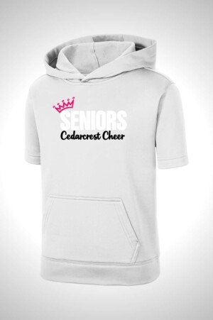 Cedarcrest Cheer Sport-Tek Sport-Tek Youth Sport-Wick Fleece Short Sleeve Hooded Pullover