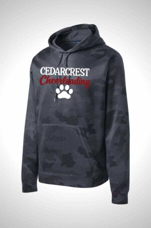 Cedarcrest Cheer Sport-Tek Sport-Wick CamoHex Fleece Hooded Pullover