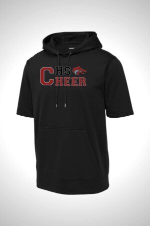 Cedarcrest Cheer Sport-Tek Sport-Wick Fleece Short Sleeve Hooded Pullover