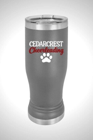 Cedarcrest Cheer 14 oz. Pilsner Tumbler with Lid